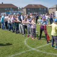 Tug of War at the WW1 themed Fun Day, 2016