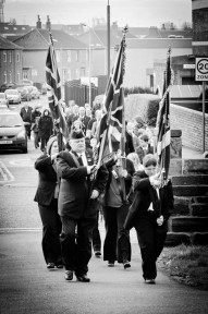 Villagers Parade to Crosshouse War Memorial